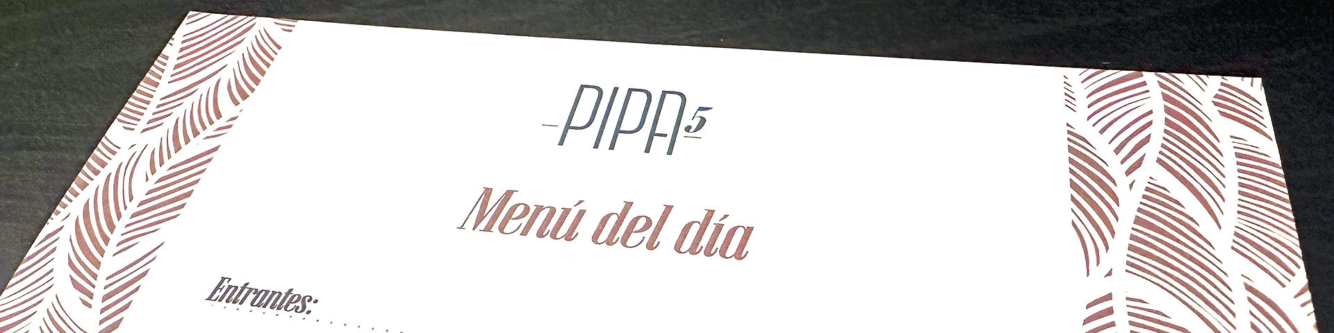 Menú del dia!